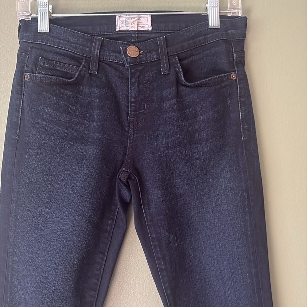 Current Elliott The Stiletto Black Book Skinny Jeans Sz 25/0 - Picture 3 of 10